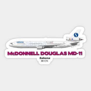 McDonnell Douglas MD-11 - Sabena Sticker